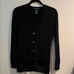 Lauren Ralph Lauren Classic Black Cardigan